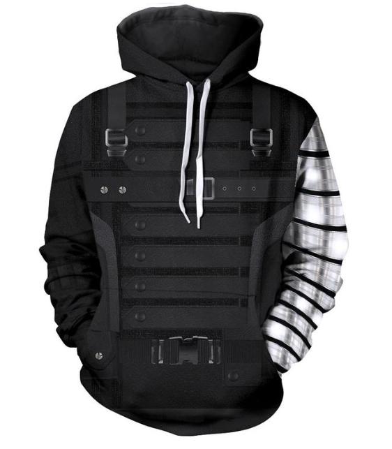 Special Avenger League  Winter Soldier Series 3D Sweaters