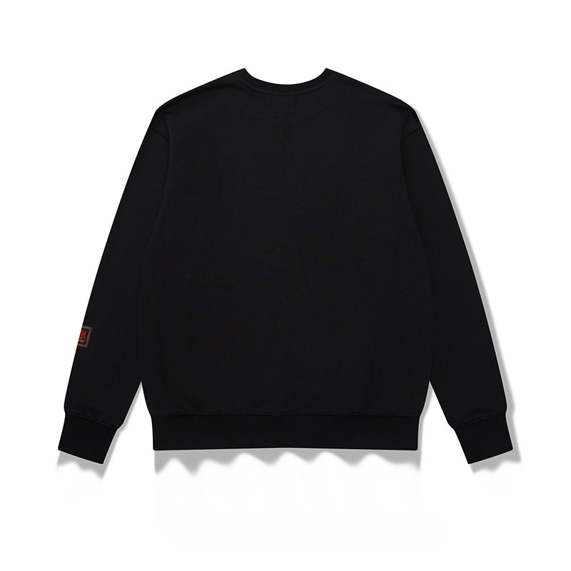 Fleece printed sweatshirt