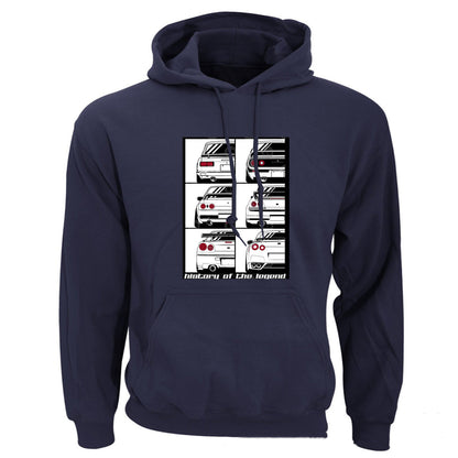 GTR Car Hoodie Plus Fleece Men's Sweatshirt